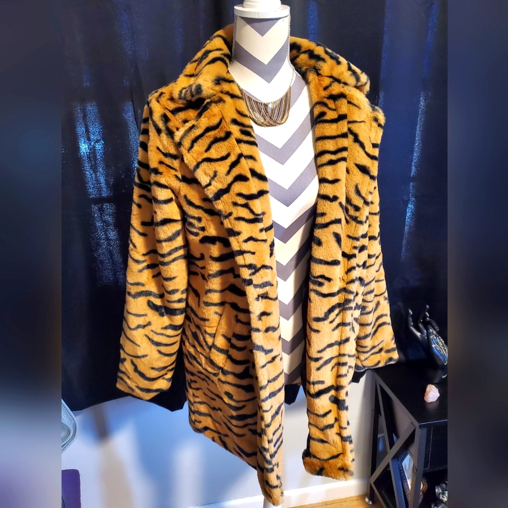 Animal Print Coat